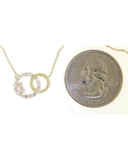 DOUBLE ROUND INTER LINKED STYLE DIAMOND (TN502)