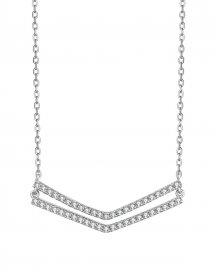 V STYLE DIAMOND NECKLACE (TN505)