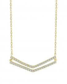 V STYLE DIAMOND NECKLACE (TN505)