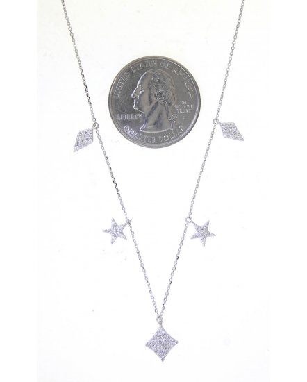 DIAMOND DANGLE NECKLACE (TN520)