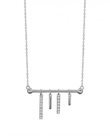 BAR STYLE DIAMOND DANGLE NECKLACE (TN521)