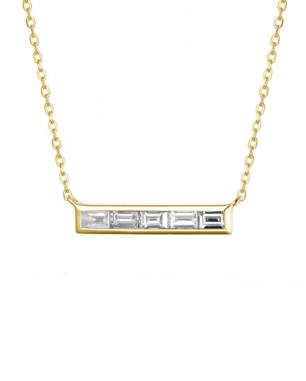 BAGUETTE DIAMOND NECKLACE (TN533)