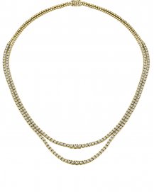 DOUBLE LAYER TENNIS DIAMOND NECKLACE (TN550)