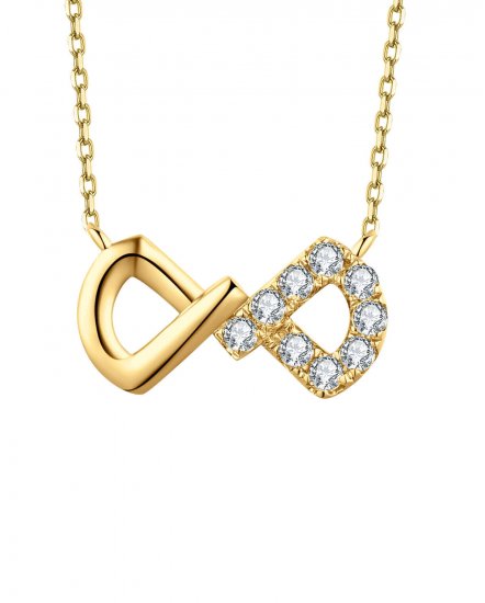 INFINITY STYLE DIAMOND NECKLACE (TN563)