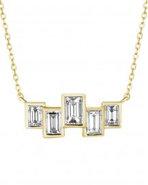 BAGUETTE DIAMOND NECKLACE (TN567)