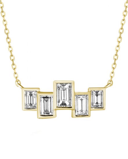BAGUETTE DIAMOND NECKLACE (TN567)