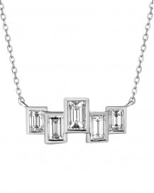 BAGUETTE DIAMOND NECKLACE (TN567)