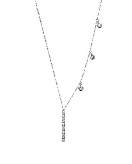 DIAMOND DANGLE DROP NECKLACE (TN585)