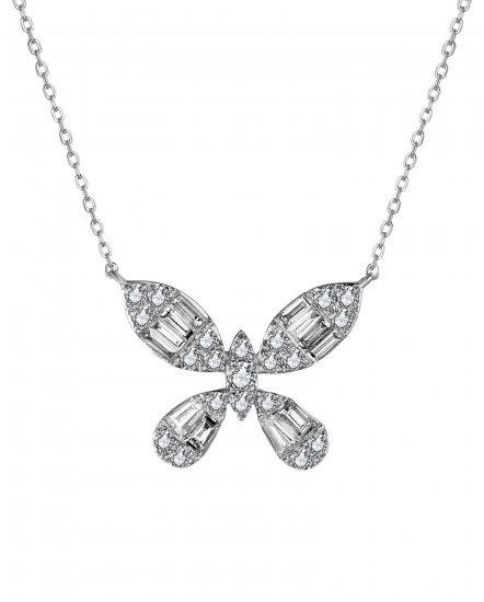 BUTTERFLY DIAMOND NECKLACE (TN596)