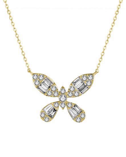 BUTTERFLY DIAMOND NECKLACE (TN596)