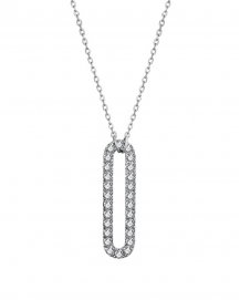 OPEN BAR DIAMOND NECKLACE (TN605)