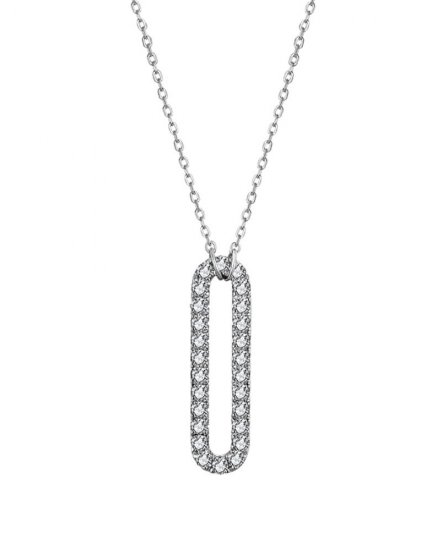 OPEN BAR DIAMOND NECKLACE (TN605)