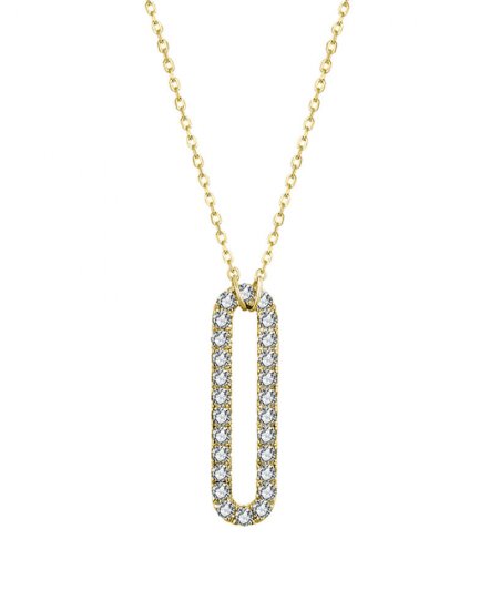 OPEN BAR DIAMOND NECKLACE (TN605)