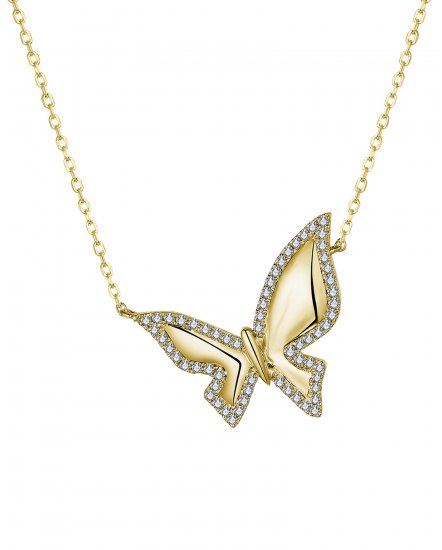 BUTTERFLY DIAMOND NECKLACE (TN611)