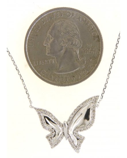 BUTTERFLY DIAMOND NECKLACE (TN611)