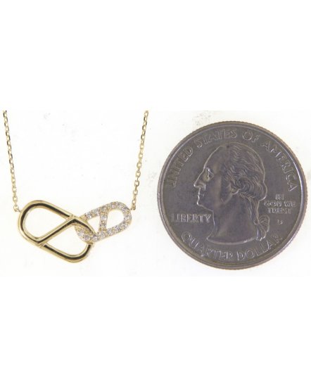 INTER LINKED DIAMOND NECKLACE (TN643)