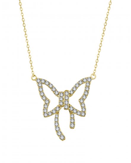 BUTTERFLY DIAMOND NECKLACE (TN665)