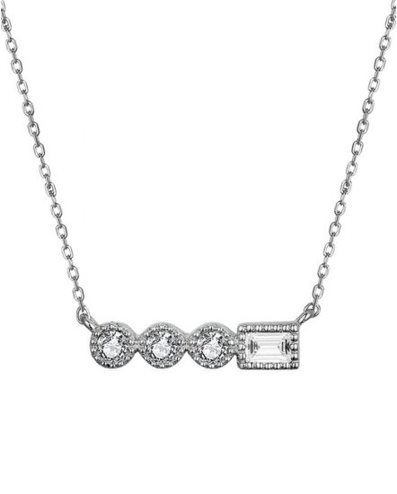 BAGUETTE DIAMOND NECKLACE (TN667)