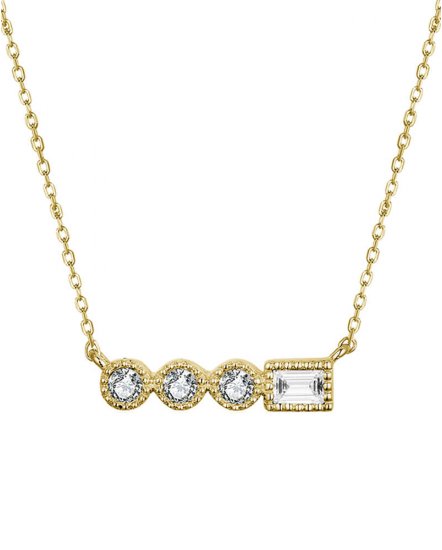 BAGUETTE DIAMOND NECKLACE (TN667)