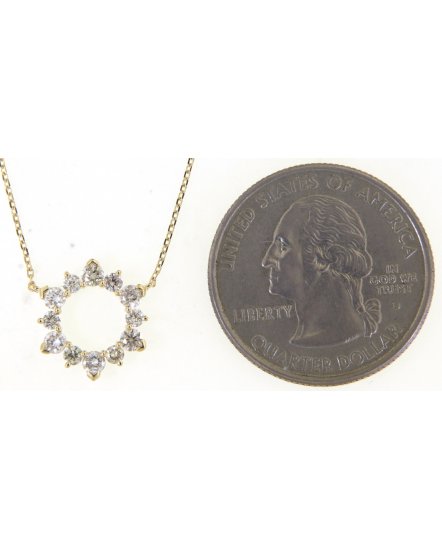 ROUND DIAMOND NECKLACE (TN676)