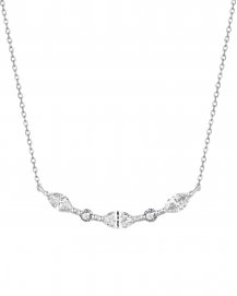 MARQUISE DIAMOND CURVED NECKLACE (TN690)