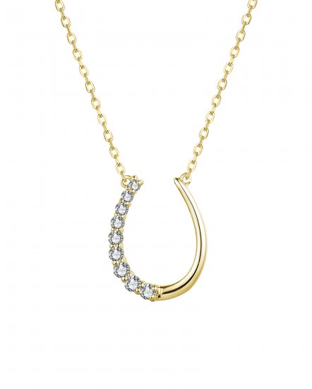 HORSESHOE STYLE DIAMOND NECKLACE (TN700)