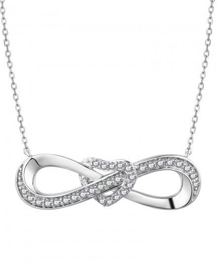 INFINITY STYLE DIAMOND NECKLACE (TN708)