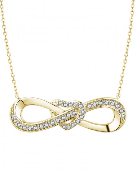 INFINITY STYLE DIAMOND NECKLACE (TN708)