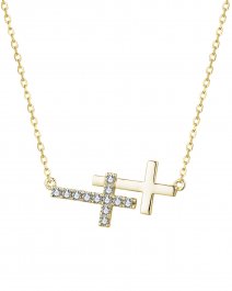 CROSS DIAMOND NECKLACE (TN710)