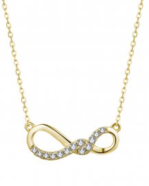 INFINITY STYLE DIAMOND NECKLACE (TN712)