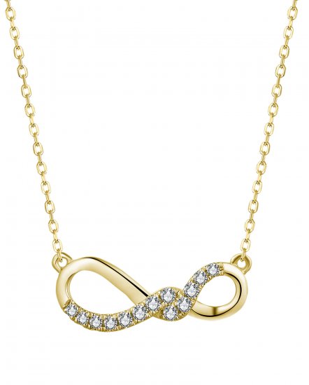 INFINITY STYLE DIAMOND NECKLACE (TN712)