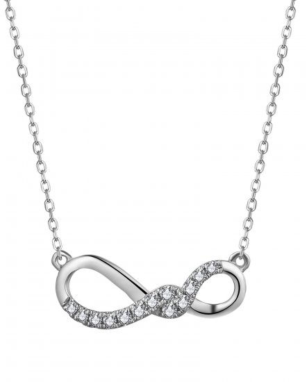 INFINITY STYLE DIAMOND NECKLACE (TN712)