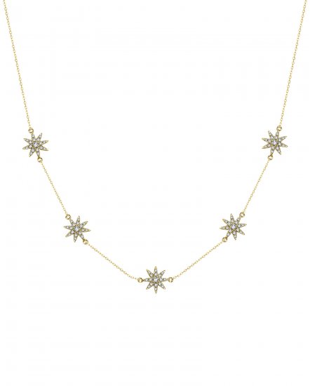STARBURST DIAMOND NECKLACE (TN718)