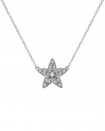 STAR SHAPE DIAMOND NECKLACE (TN728)