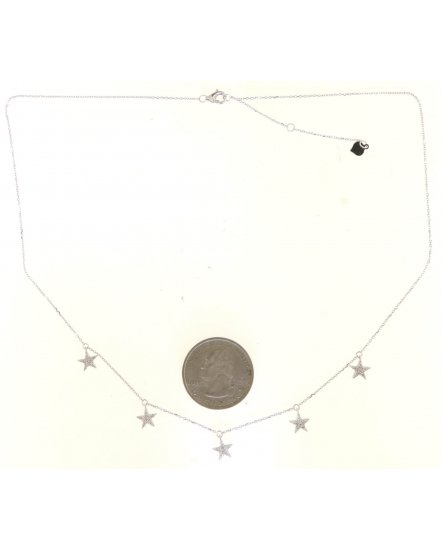 STAR DIAMOND DANGLE NECKLACE (TN735)