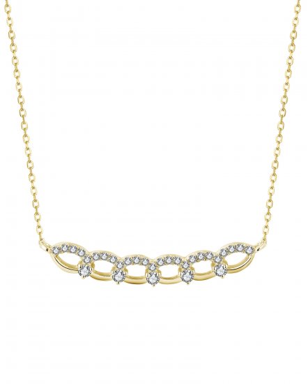 MARQUISE STYLE DIAMOND NECKLACE (TN738)