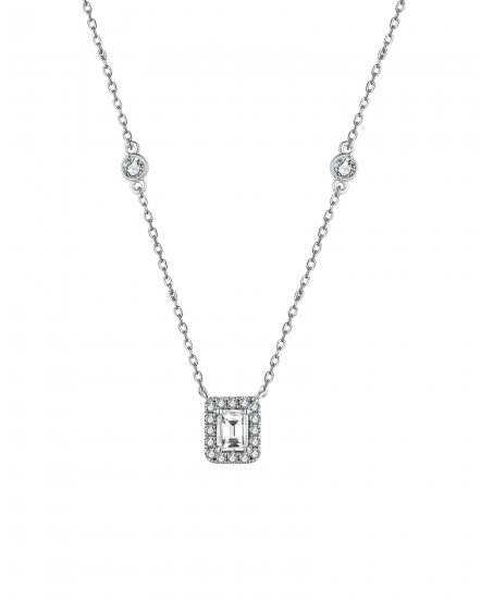 BAGUETTE DIAMOND NECKLACE (TN753)