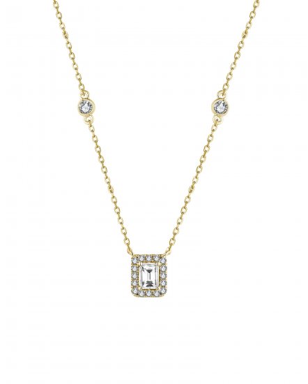 BAGUETTE DIAMOND NECKLACE (TN753)