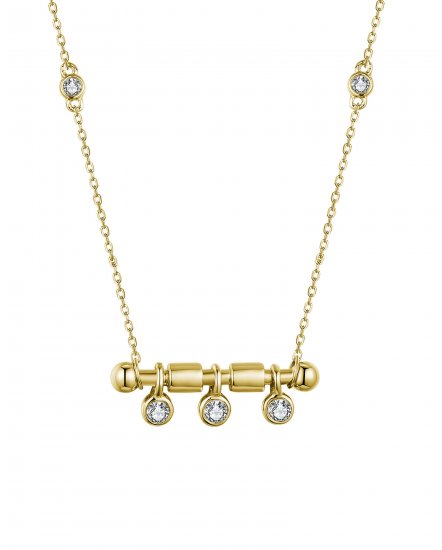 BAR STYLE DIAMOND DANGLE NECKLACE (TN754)