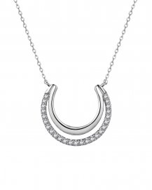 HORSESHOE STYLE DIAMOND NECKLACE (TN755)