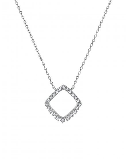 RHOMBUS STYLE DIAMOND NECKLACE (TN767)