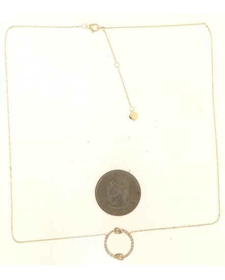 ROUND DIAMOND NECKLACE (TN769)