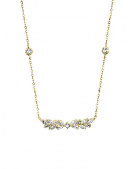 BAGUETTE DIAMOND NECKLACE (TN788)