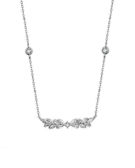 BAGUETTE DIAMOND NECKLACE (TN788)