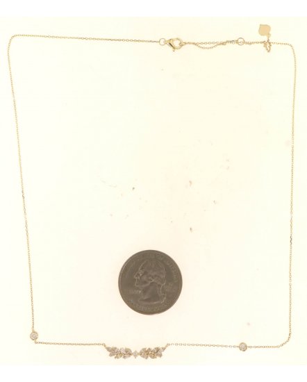 BAGUETTE DIAMOND NECKLACE (TN788)