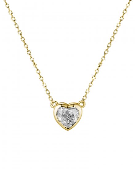 HEART SHAPE DIAMOND NECKLACE (TN792)