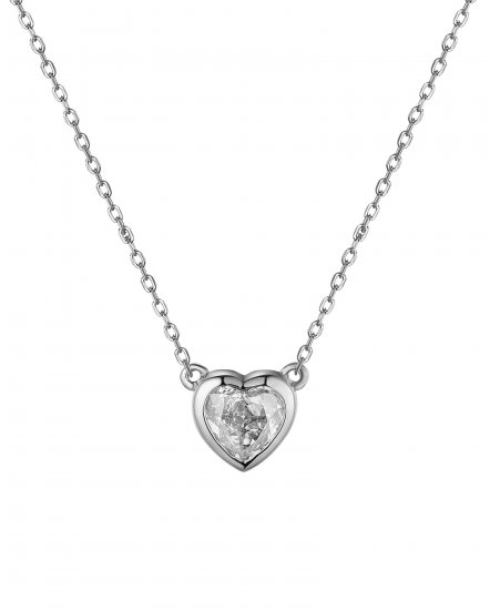 HEART SHAPE DIAMOND NECKLACE (TN792)
