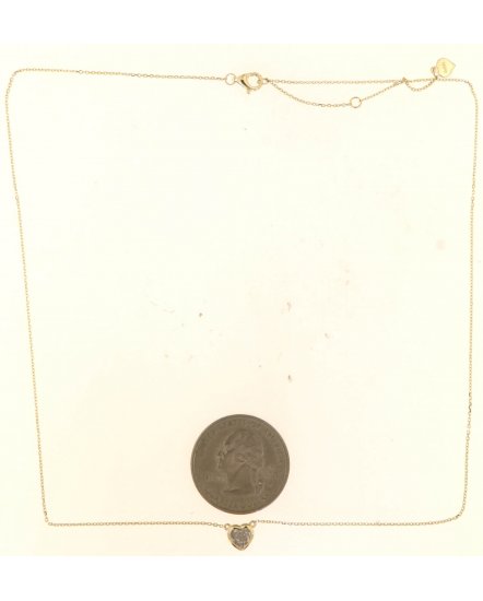 HEART SHAPE DIAMOND NECKLACE (TN792)