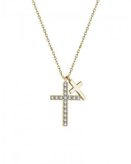 CROSS DIAMOND NECKLACE (TN798)