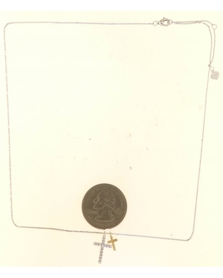 CROSS DIAMOND NECKLACE (TN798)